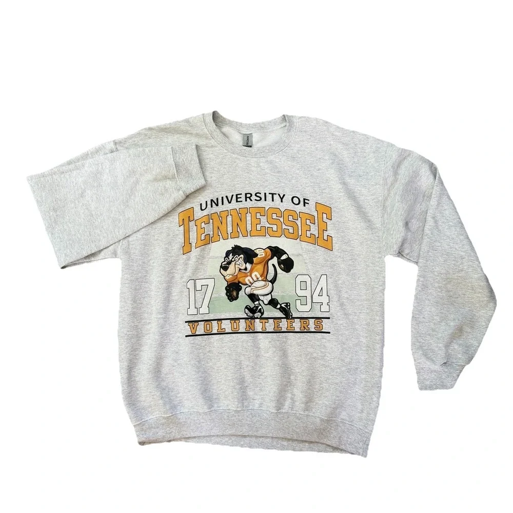 University of Tennessee Volunteers VOLS‎ Smokey Mascot L Crewneck Sweatshirt Y2K